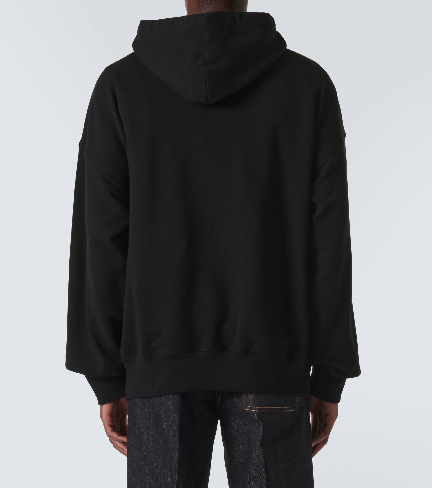 Cotton jersey hoodie - 4