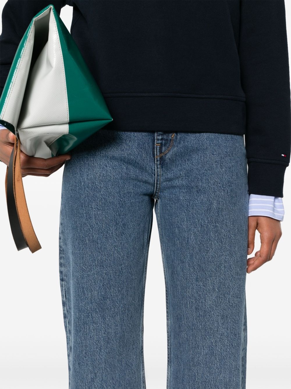high-rise wide-leg jeans - 5