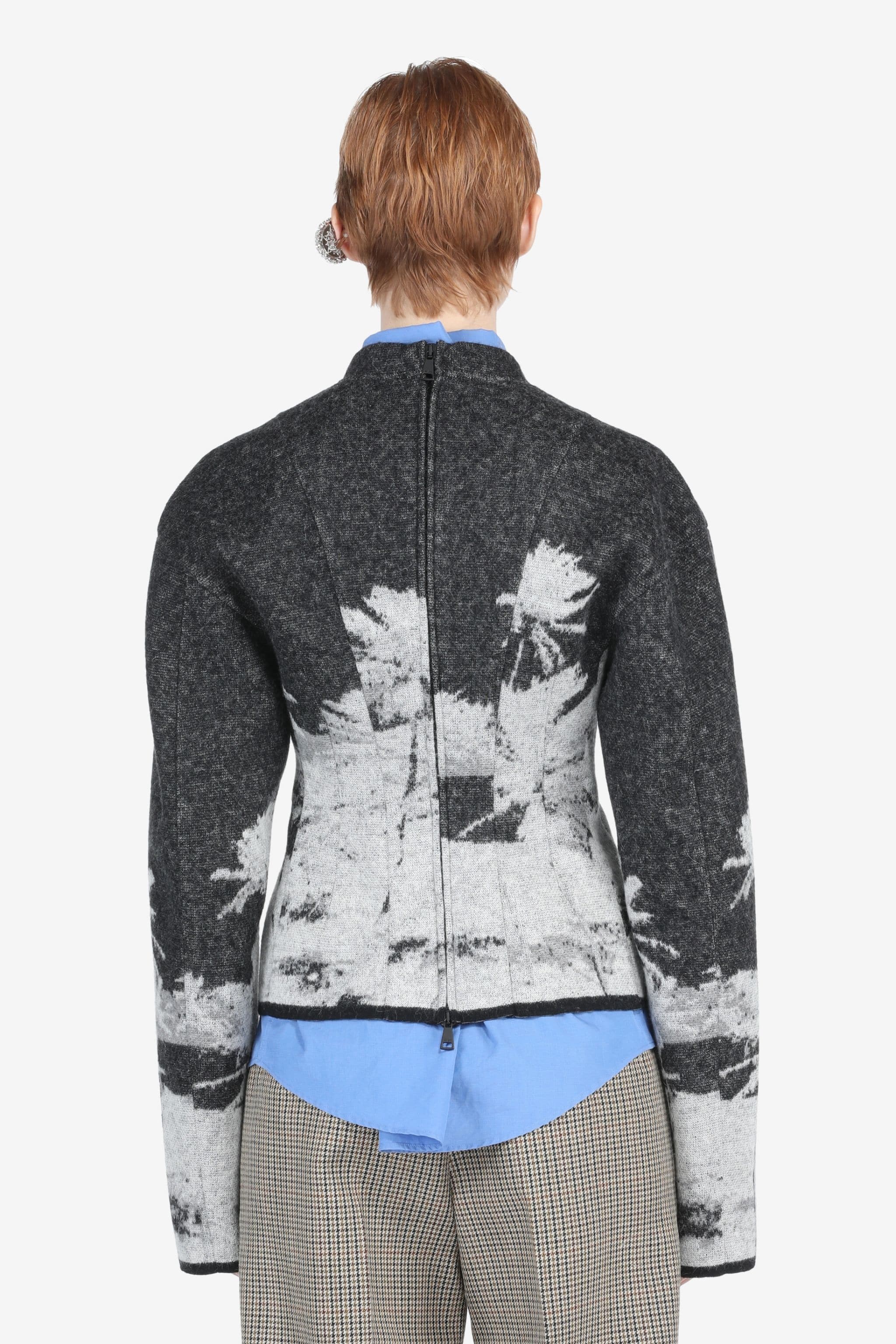 PALM TREE-JACQUARD SWEATER - 2