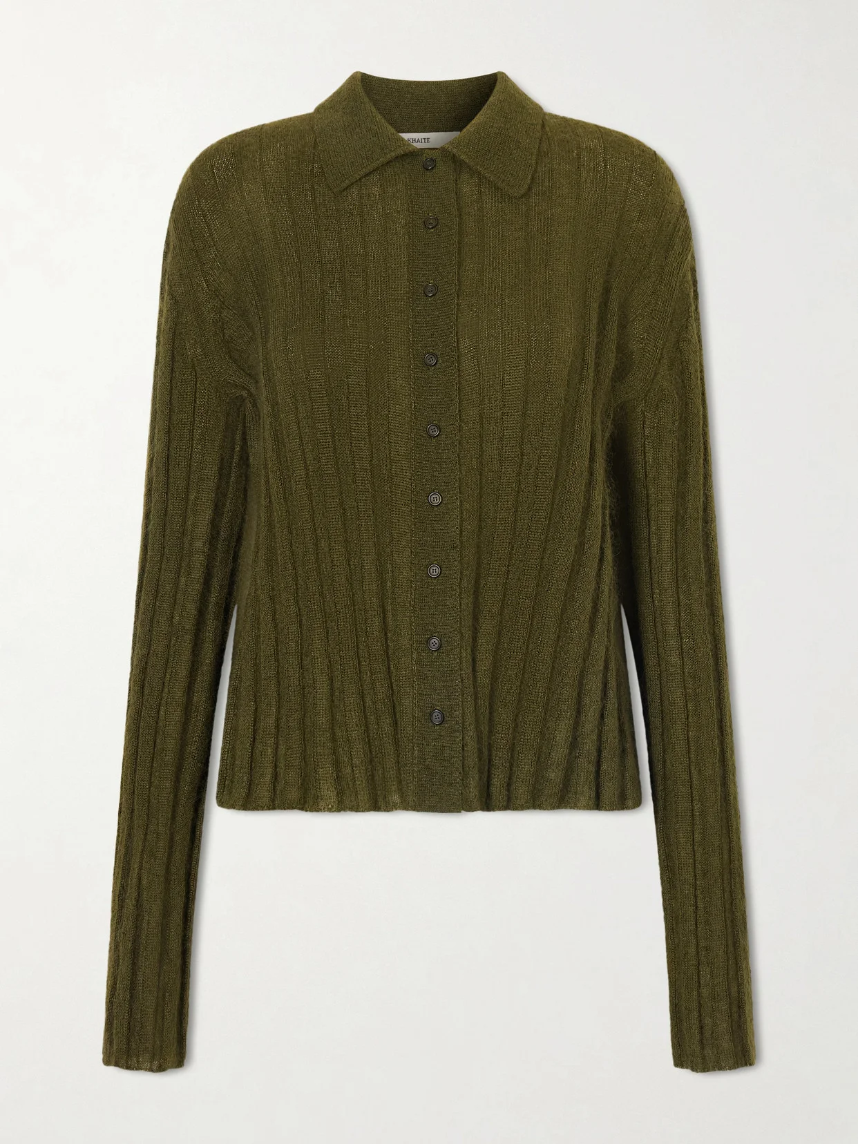 Meadow Ribbed Mohair And Silk-blend Cardigan - 1