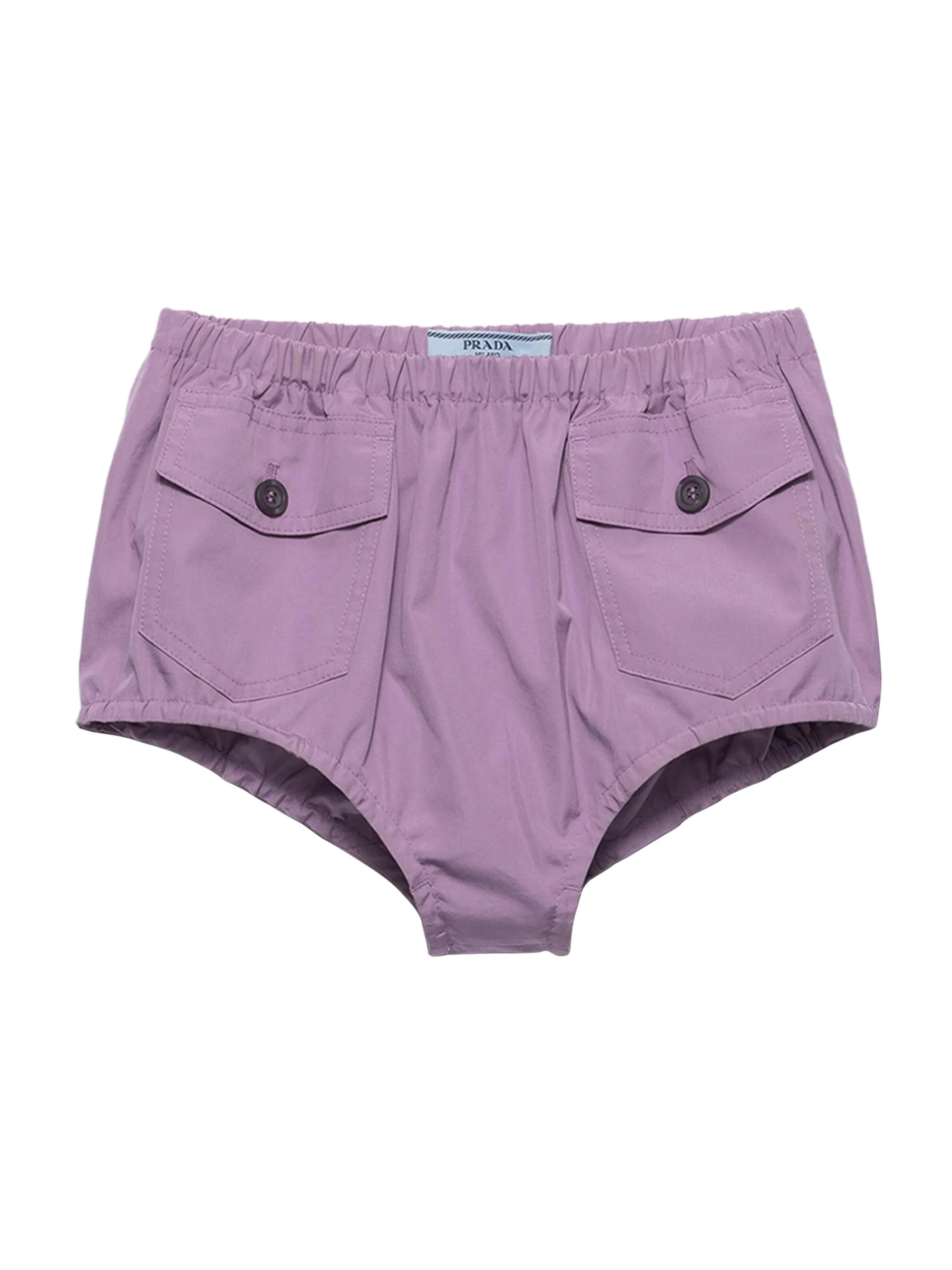 Women's Poplin Shorts - Purple - 1