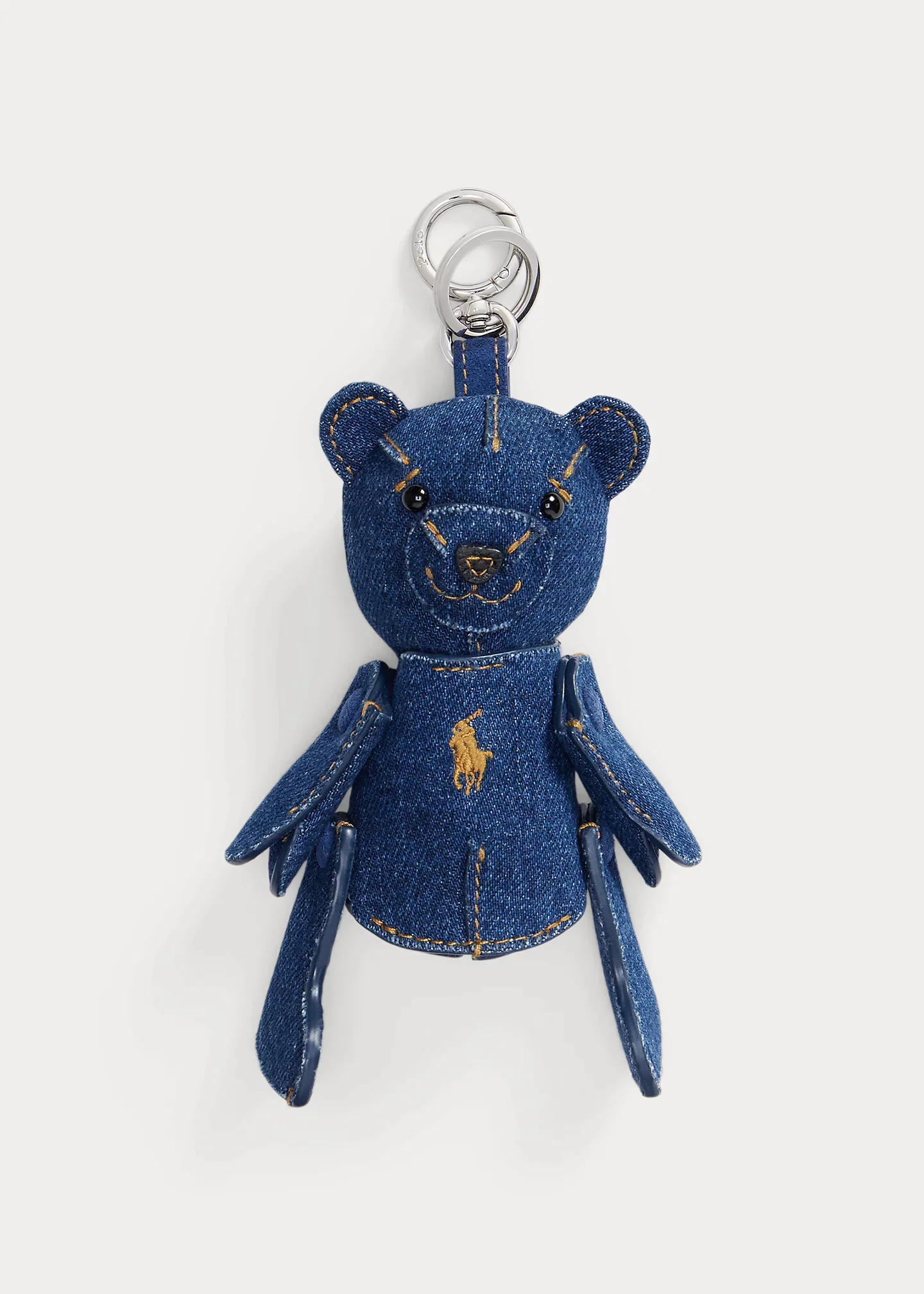 Polo Bear Denim Bag Charm - 1