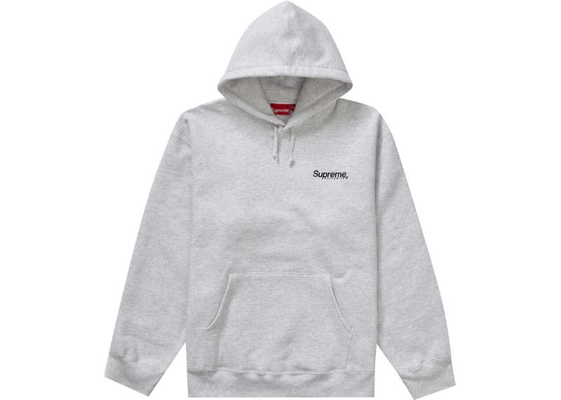 Supreme Supreme Worldwide Hooded Sweatshirt Ash Grey outlook