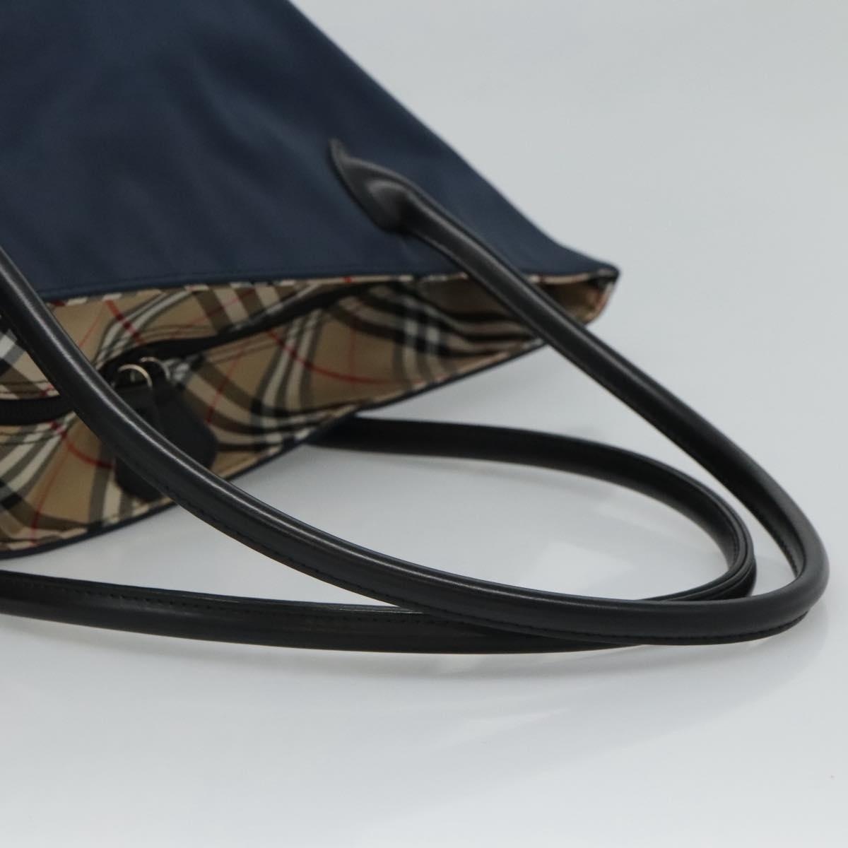 Burberry Blue Label Tote Bag Nylon Navy - 7