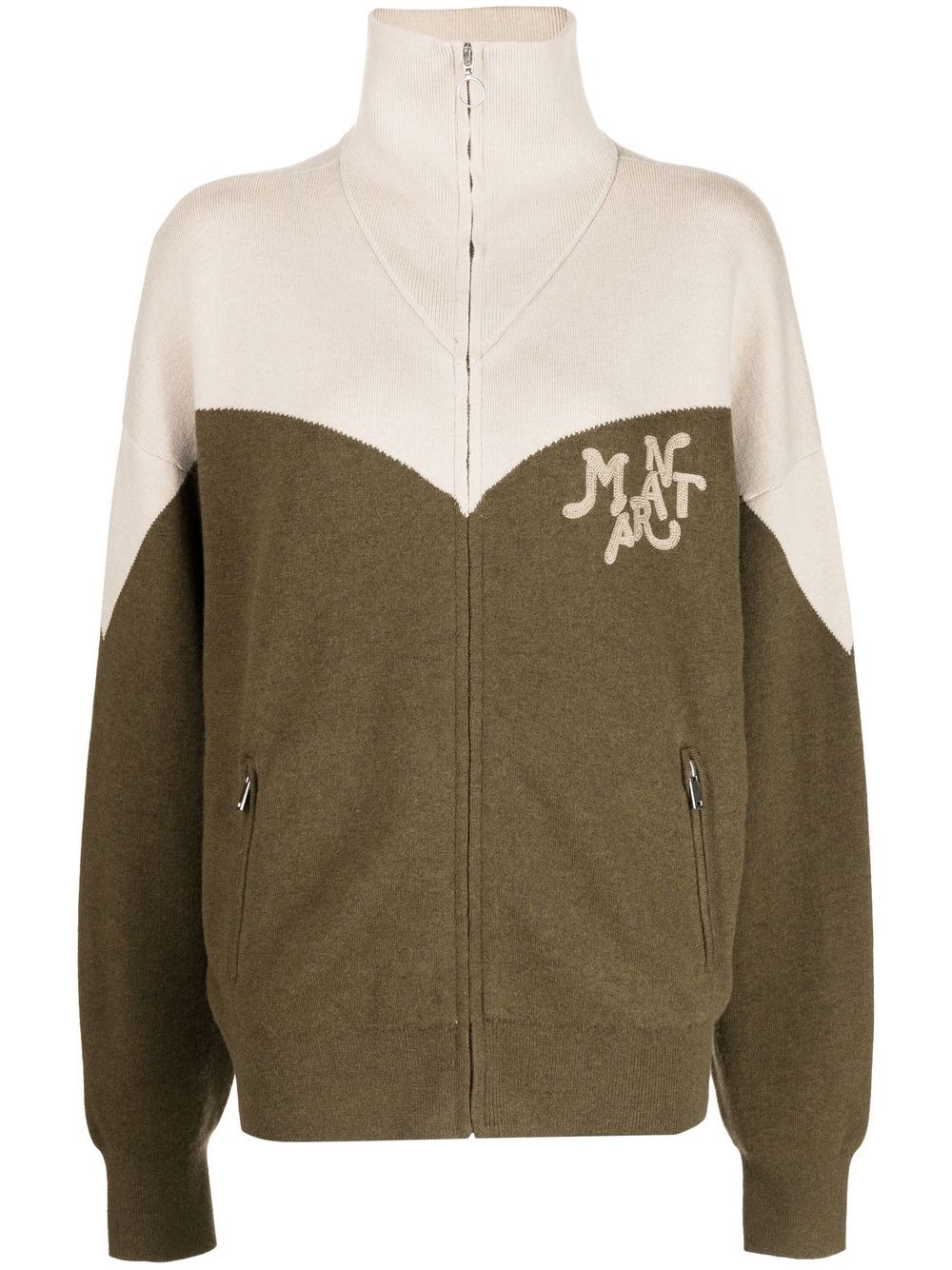 Andy high-neck cardigan - 1