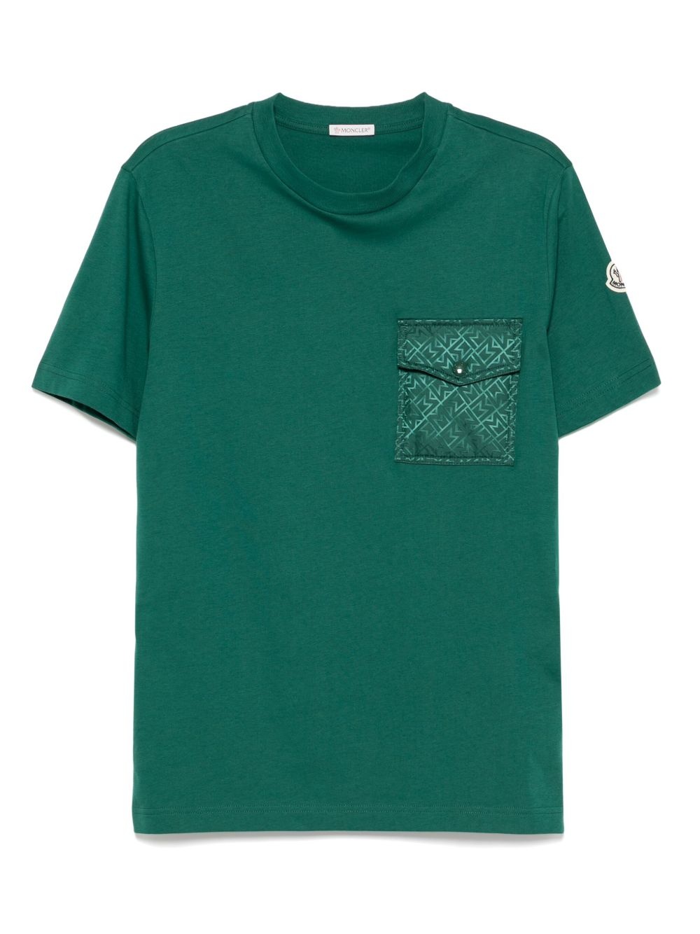 monogram cotton T-shirt - 1