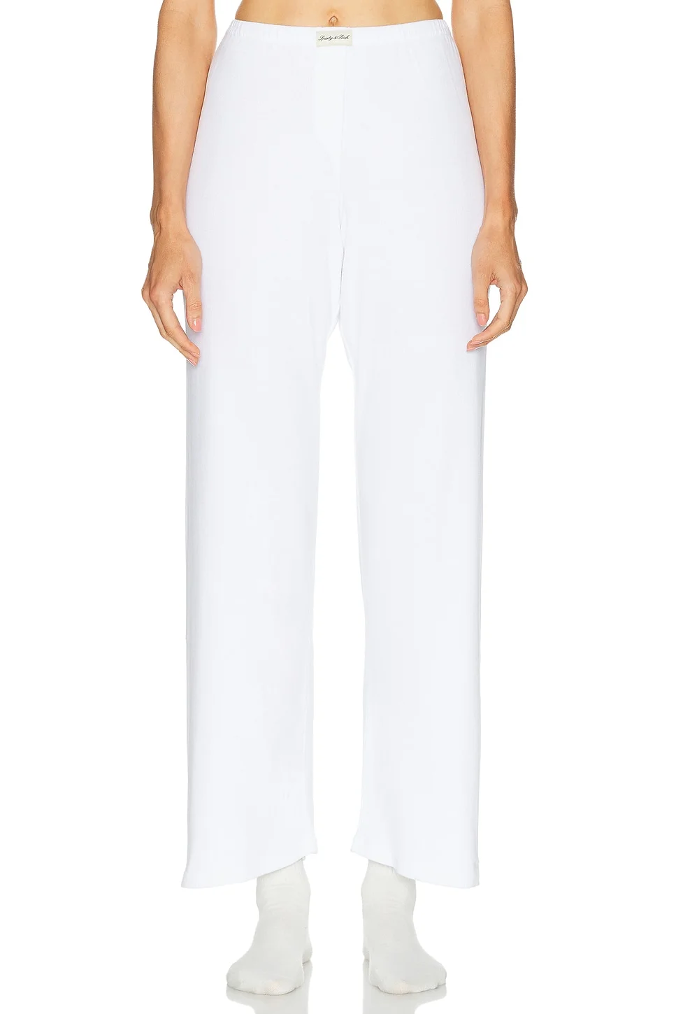 Signature Logo Ribbed House Pant - 1