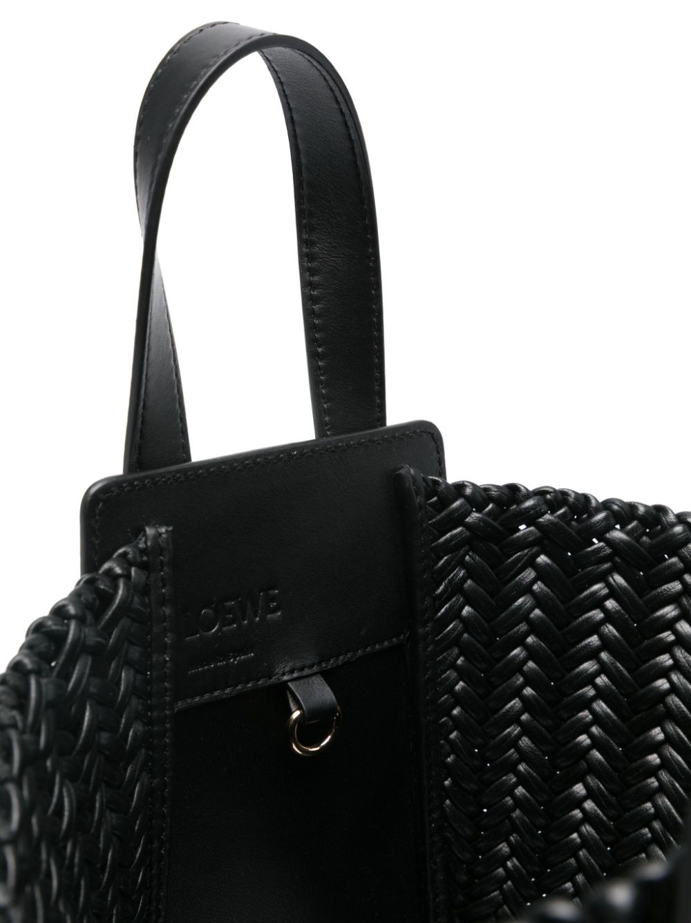 compact Hammock leather bucket bag - 5