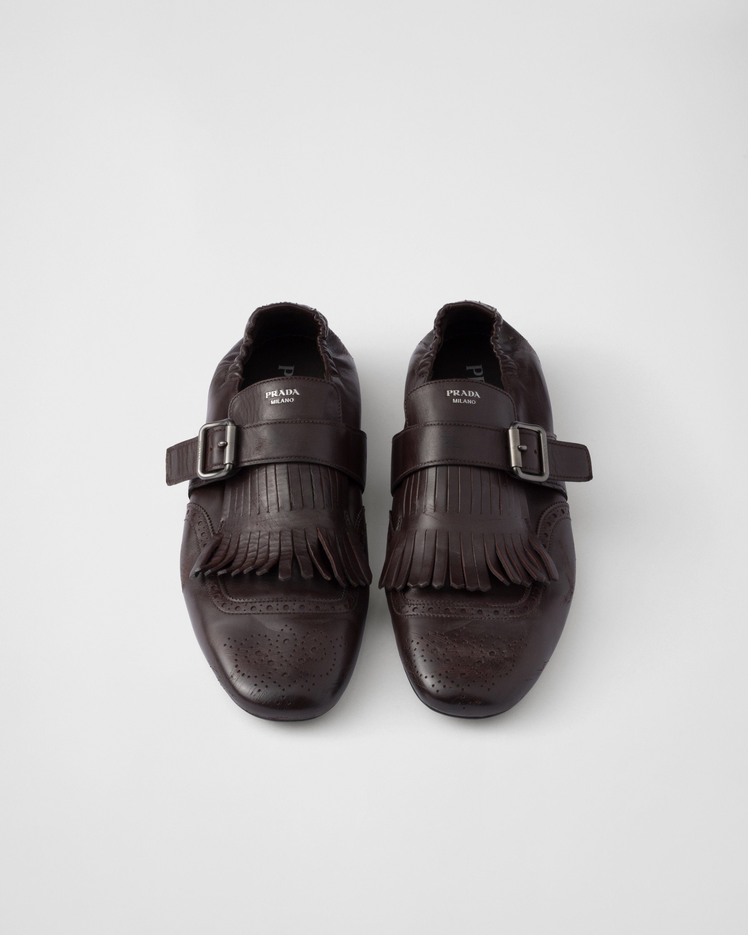Fringed monk strap shoes - 3