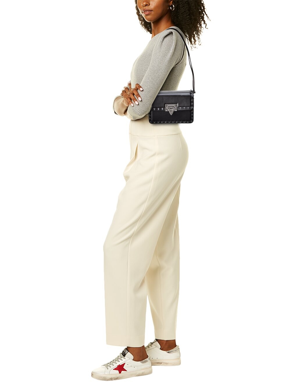 Valentino Rockstud Small Leather Shoulder Bag - 4