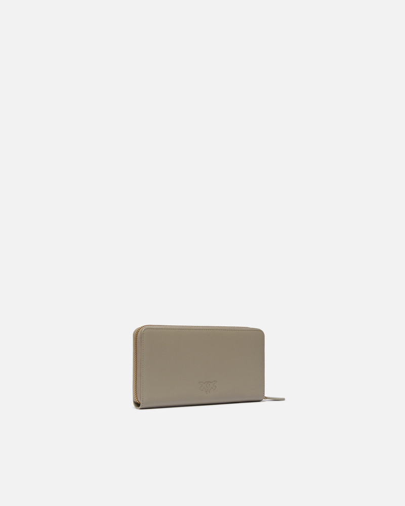 PINKO ZIP-AROUND LEATHER PURSE outlook