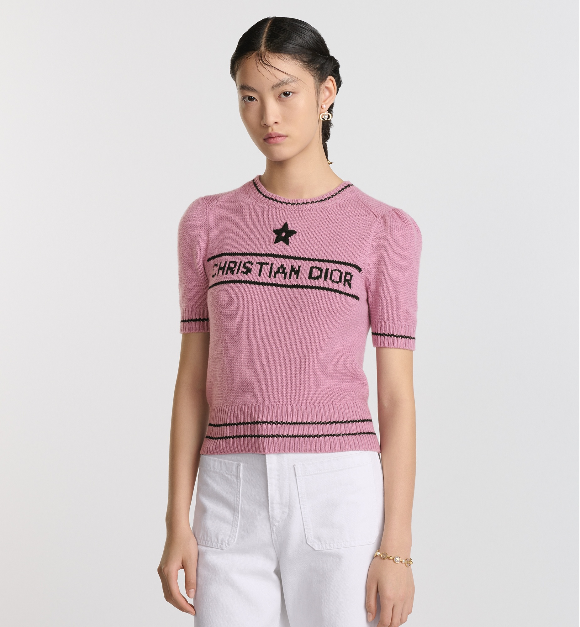 Short-Sleeved Sweater - 2