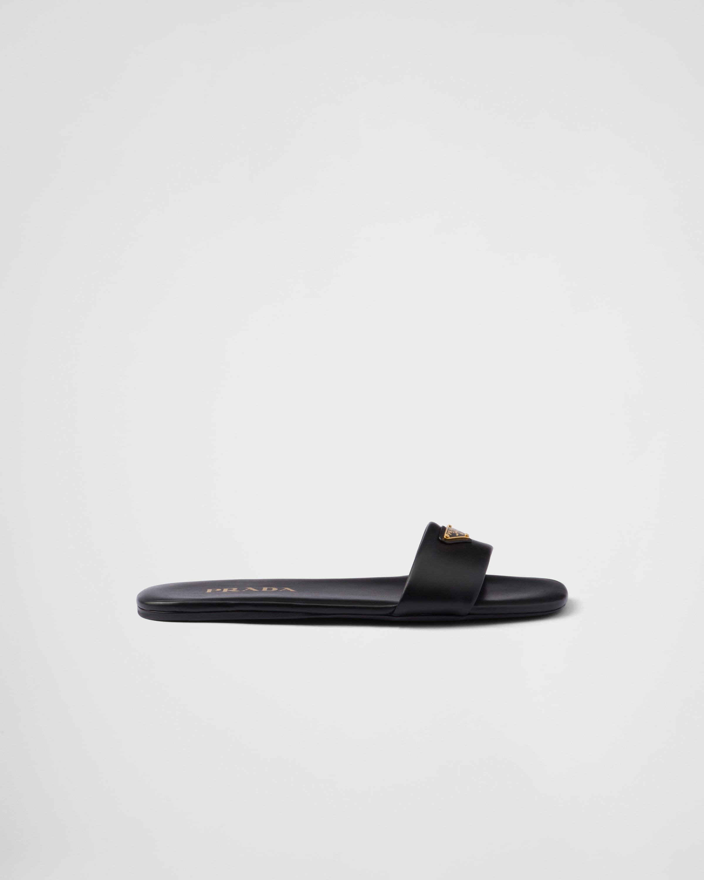 Leather slides - 2