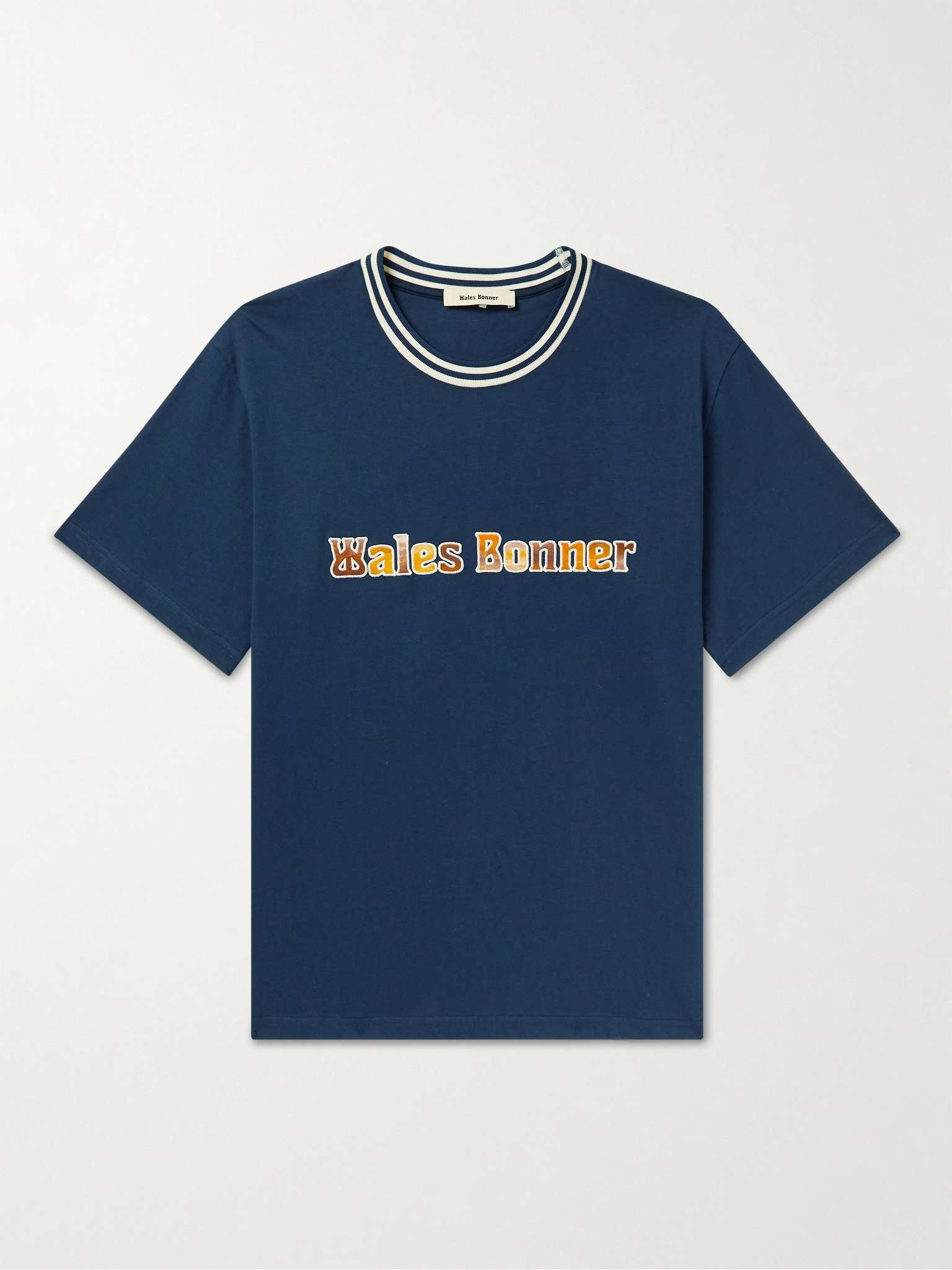 Logo-Embroidered Cotton-Jersey T-Shirt - 2