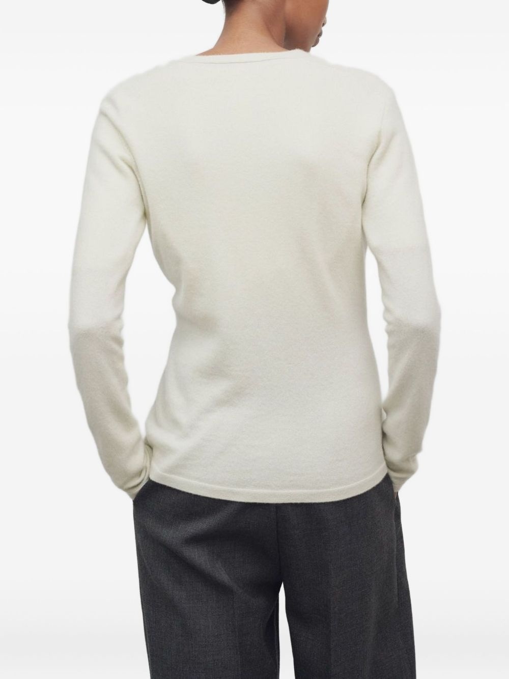 v-neck cashmere cardigan - 4