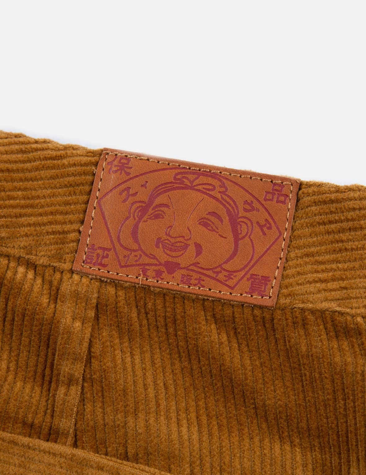 SEAGULL EMBROIDERY STRAIGHT-FIT CORDUROY TROUSERS - 10