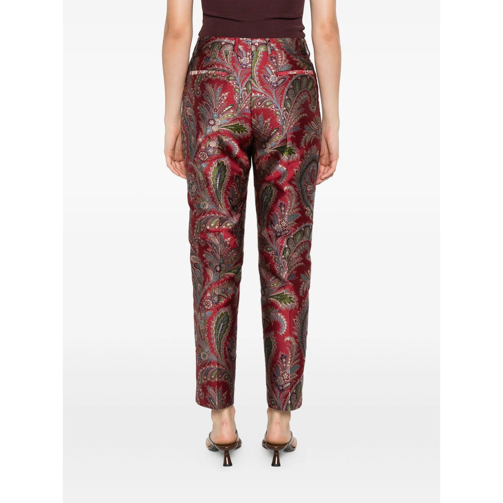 Etro Red Trousers - Tailored Trousers Women - 5