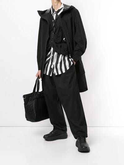 Y-3 asymmetric hooded jacket outlook