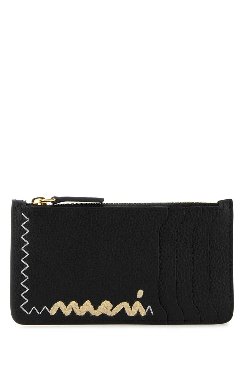 Marni Embroidered Card Holder - 1