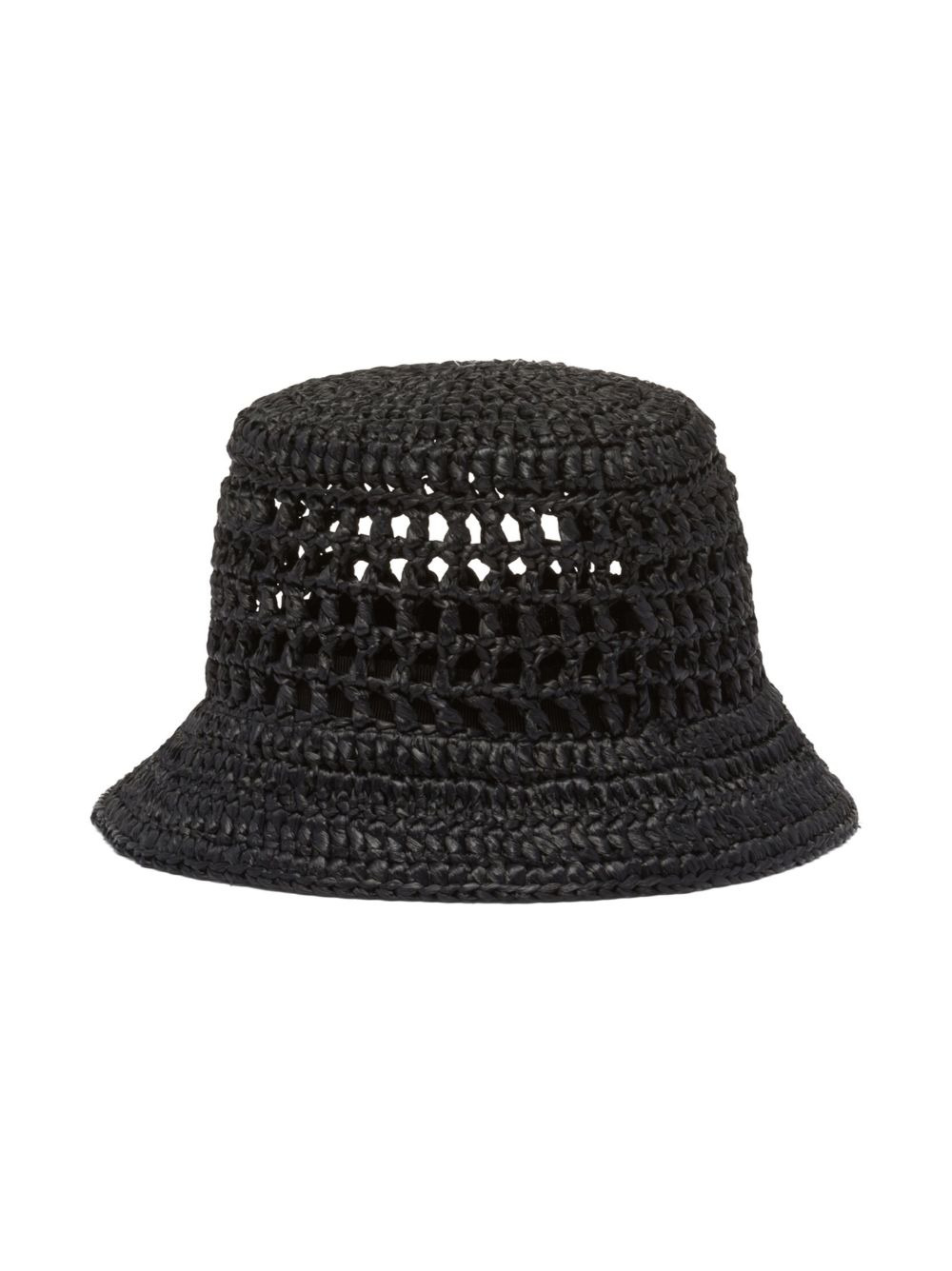 logo-embroidered woven bucket hat - 2