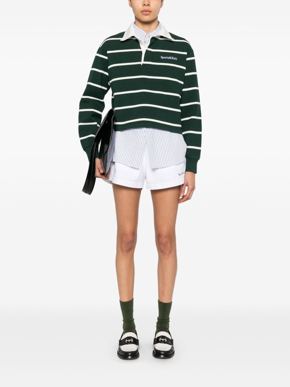 logo-print shorts - 2