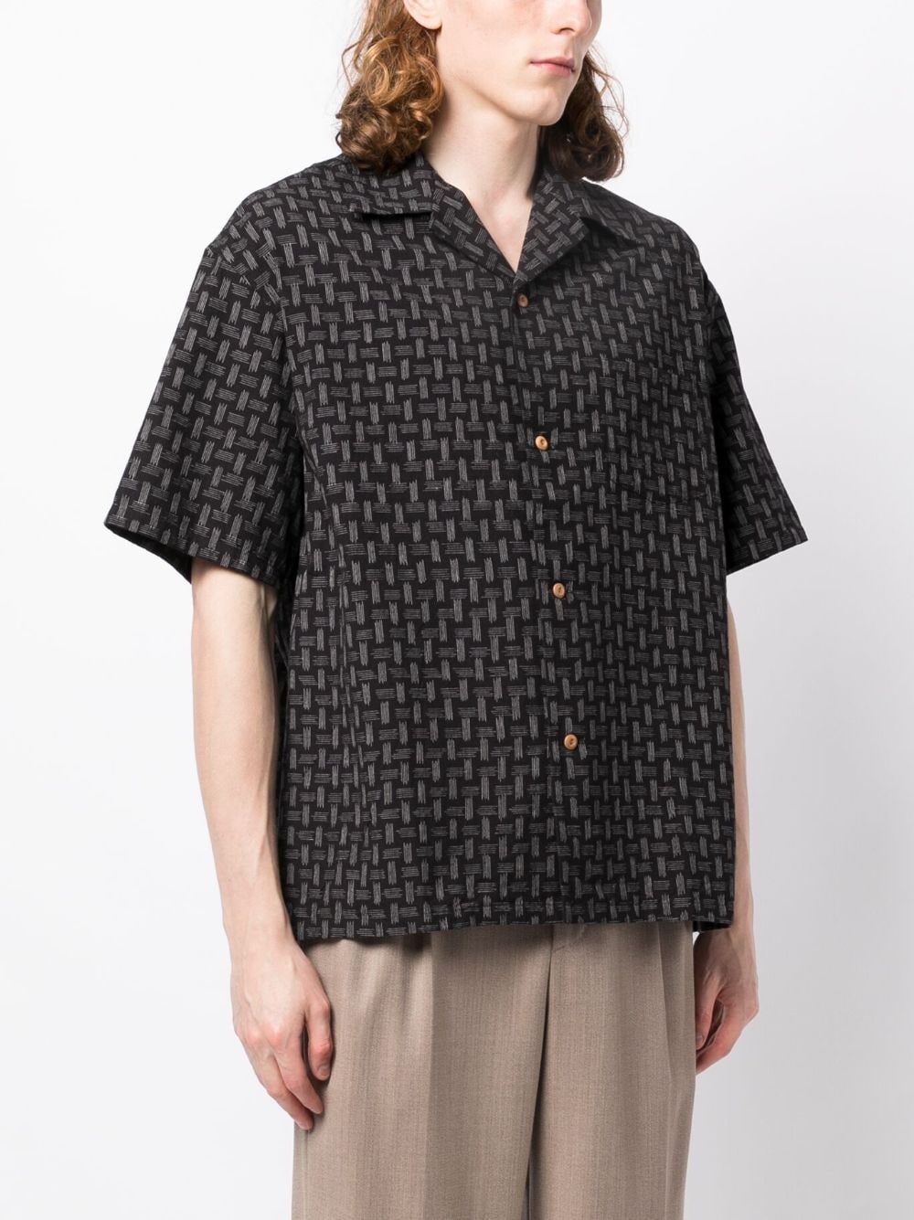 graphic-print short-sleeve shirt - 3