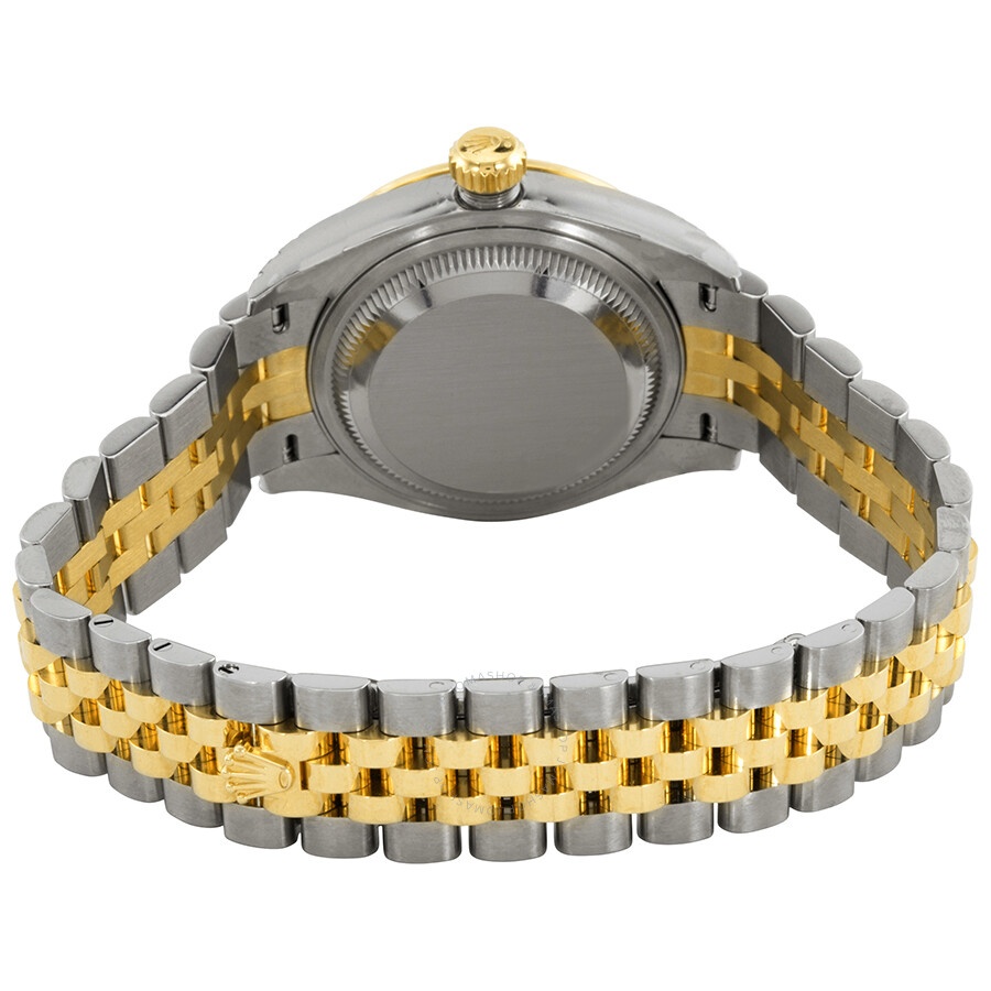 Rolex Lady-Datejust White Dial Automatic Ladies Steel and 18kt Yellow Gold Jubilee Diamonds Watch 27 - 3