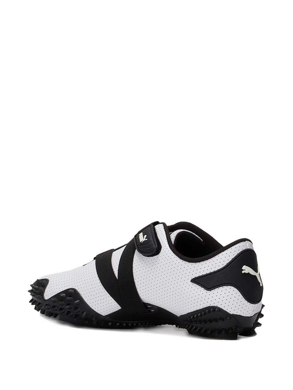 Mostro "Perforated Leather - White / Black" - 3