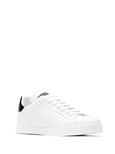 Dolce & Gabbana contrasting heel counter lace-up sneakers outlook