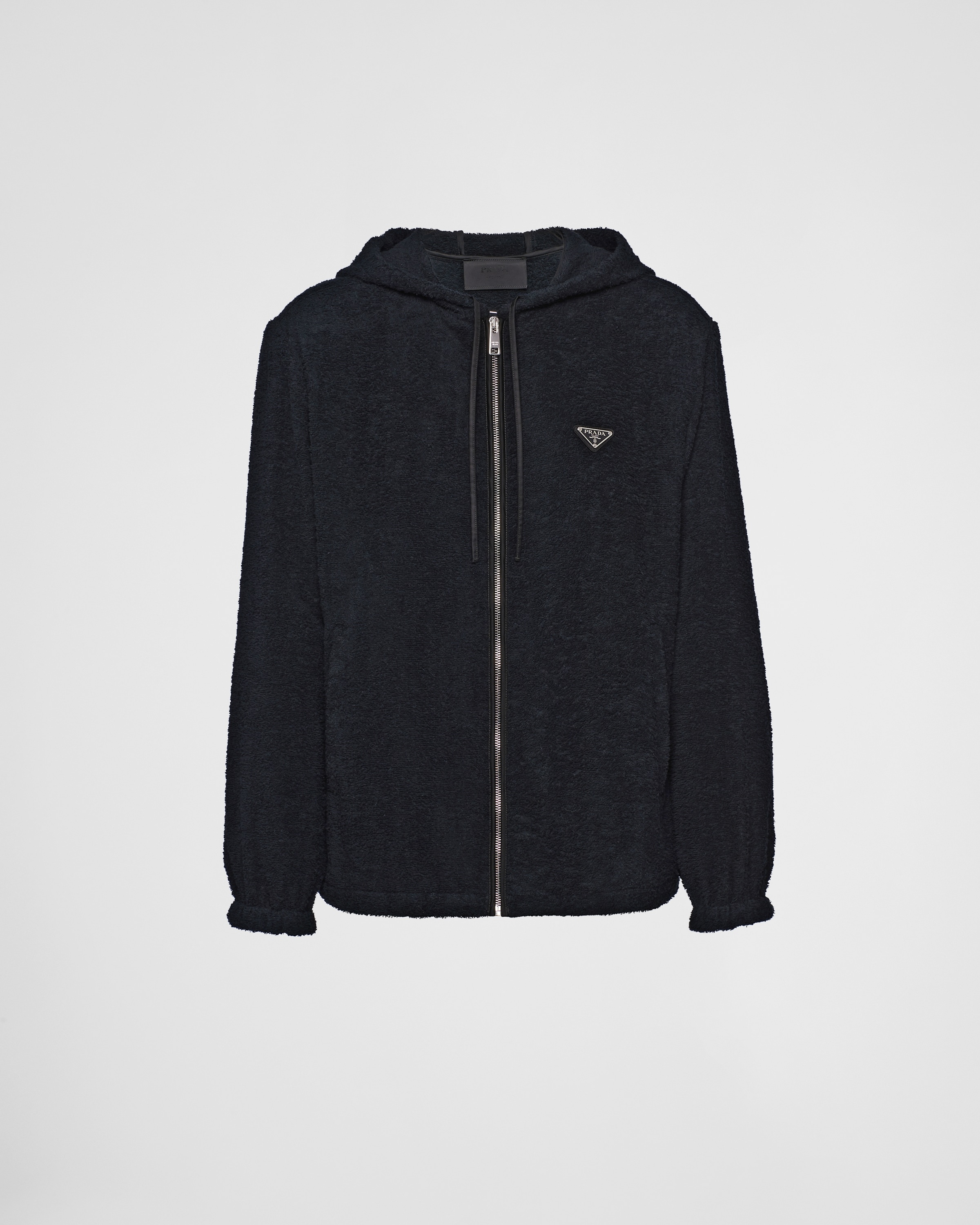 Terrycloth hoodie jacket - 1