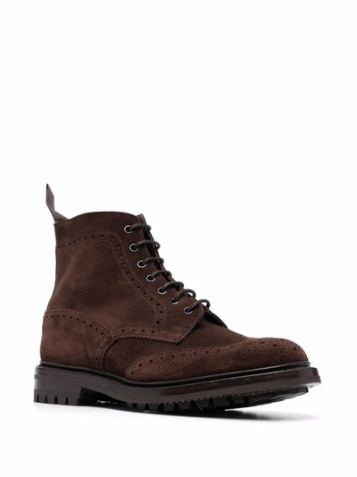 Tricker's Stow suede lace-up boots outlook