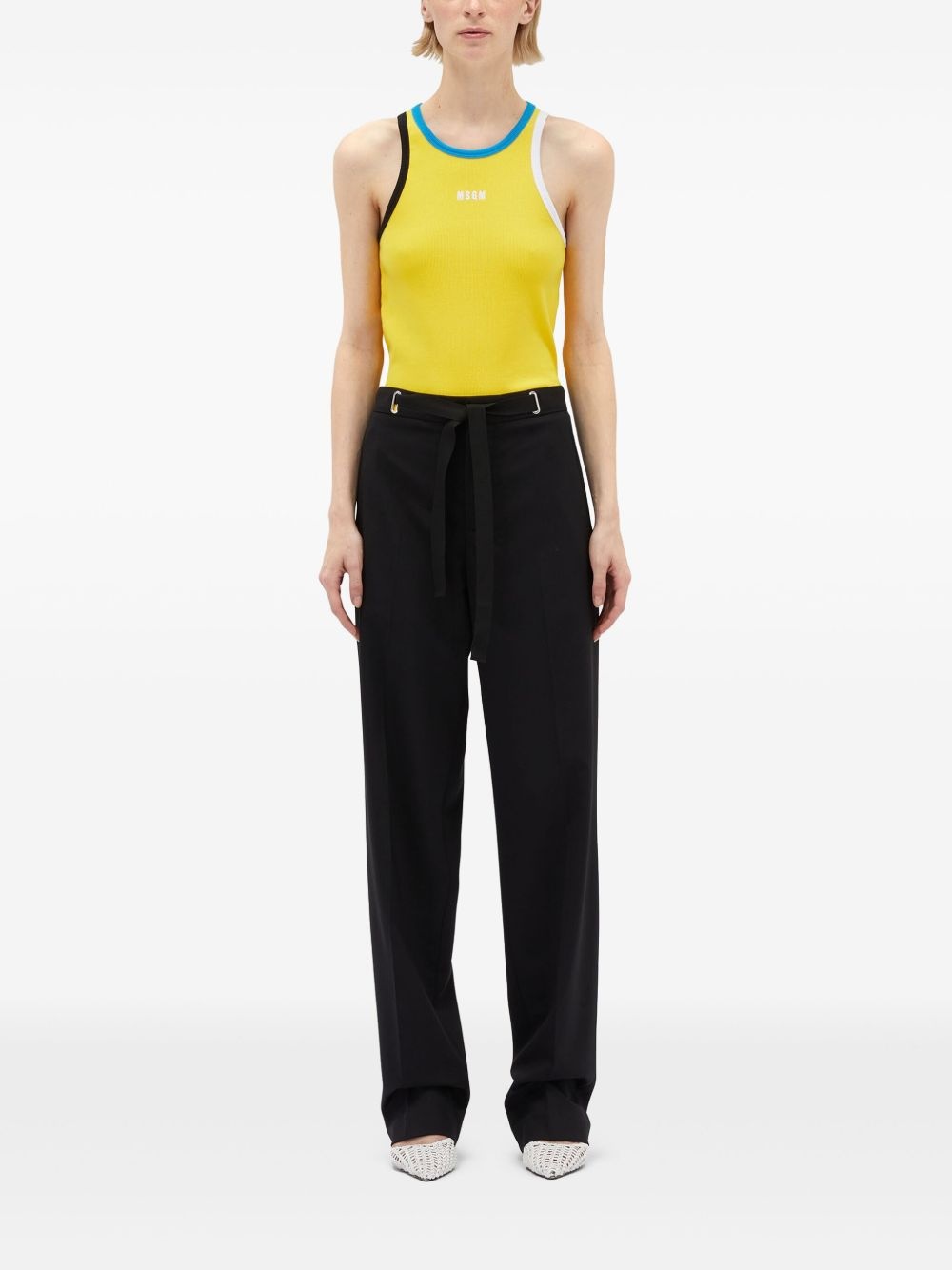 high-waisted trousers - 2
