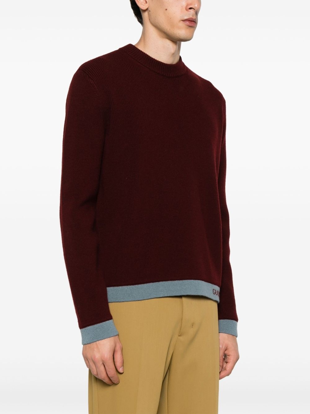 intarsia wool sweater - 3