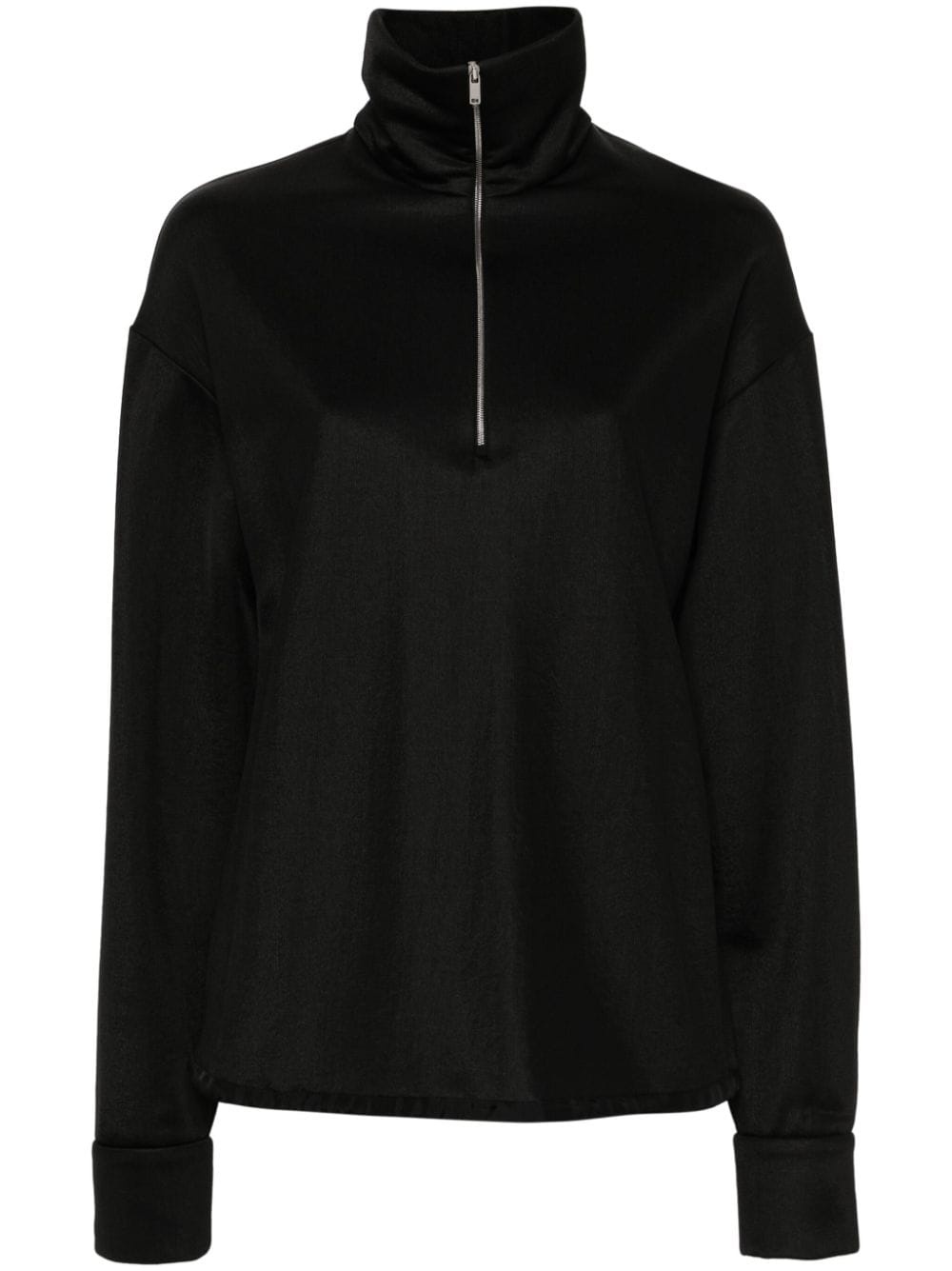 half-zipped sweatshirt - 1