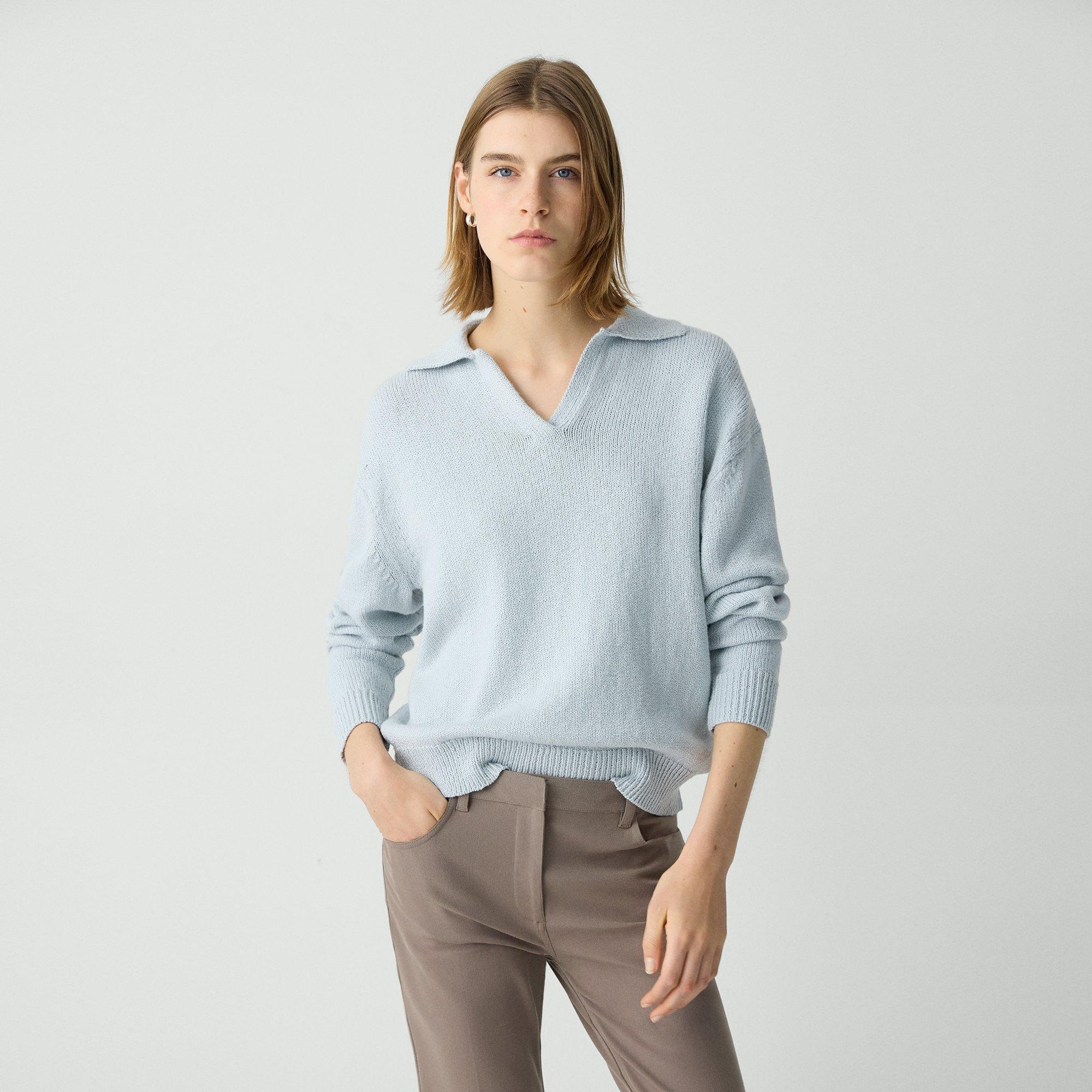 Polo Sweater in Cotton-Wool Bouclé - 2
