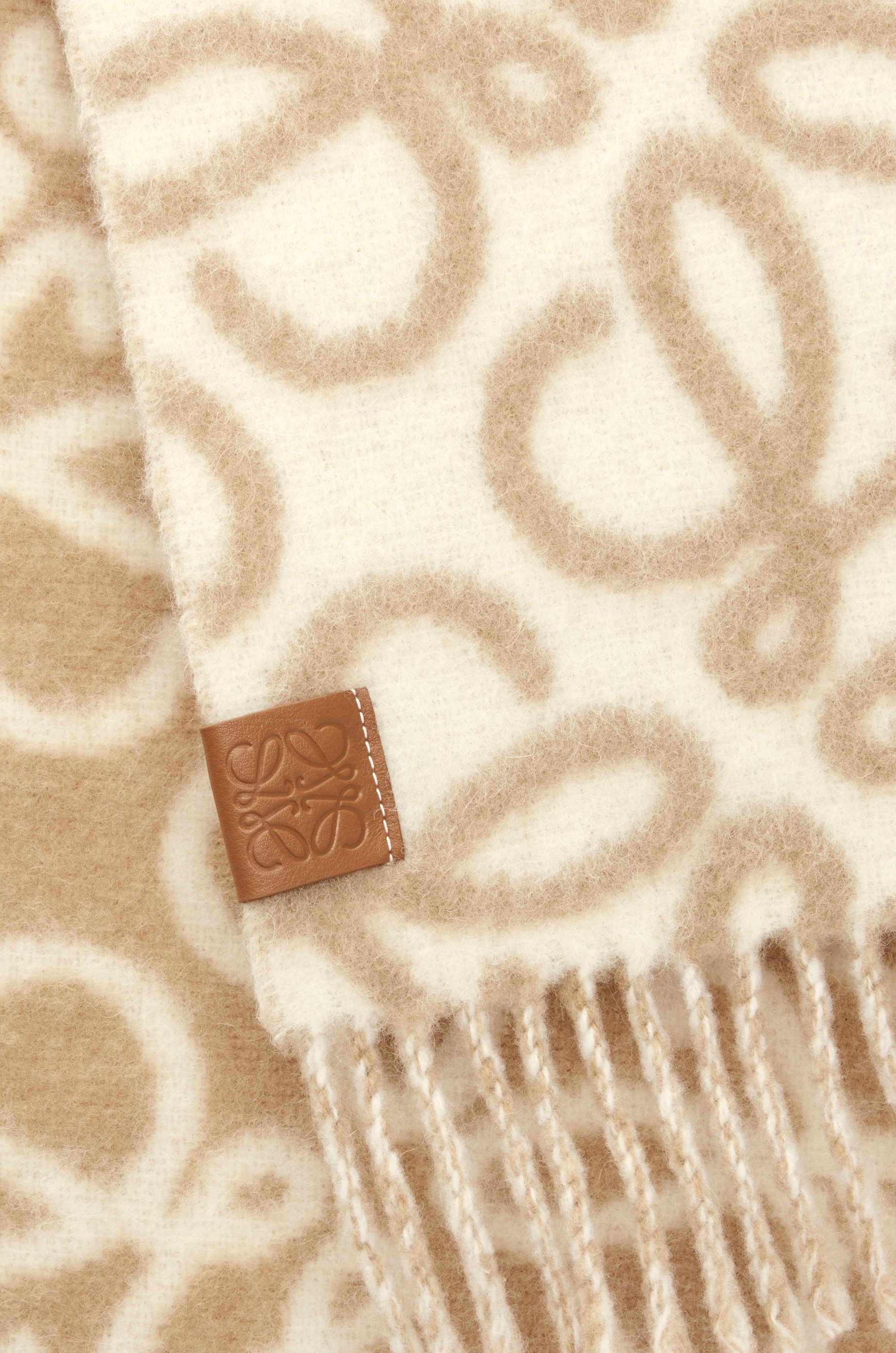 Anagram scarf in alpaca and wool - 5