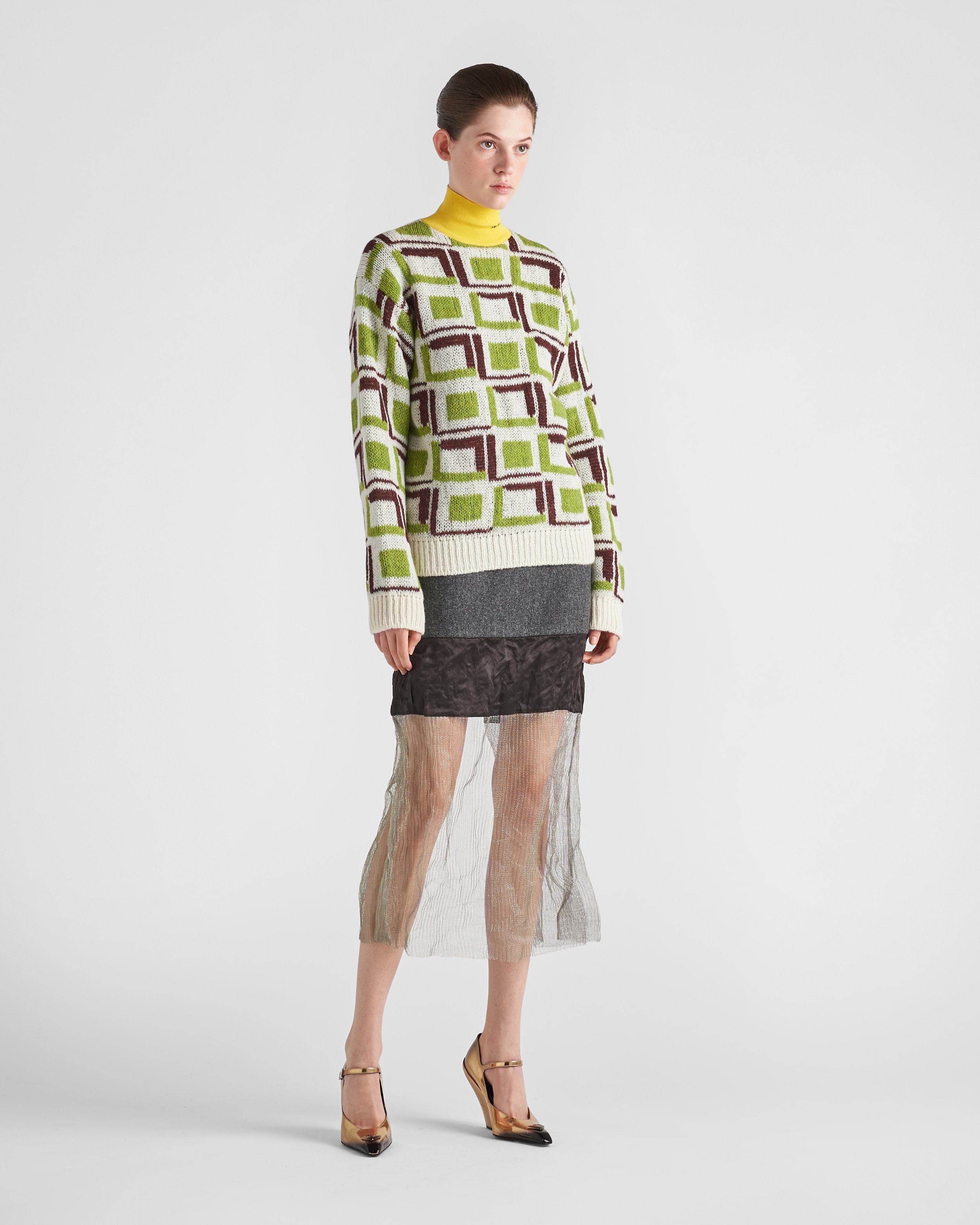 Cashmere and wool turtleneck sweater - 2