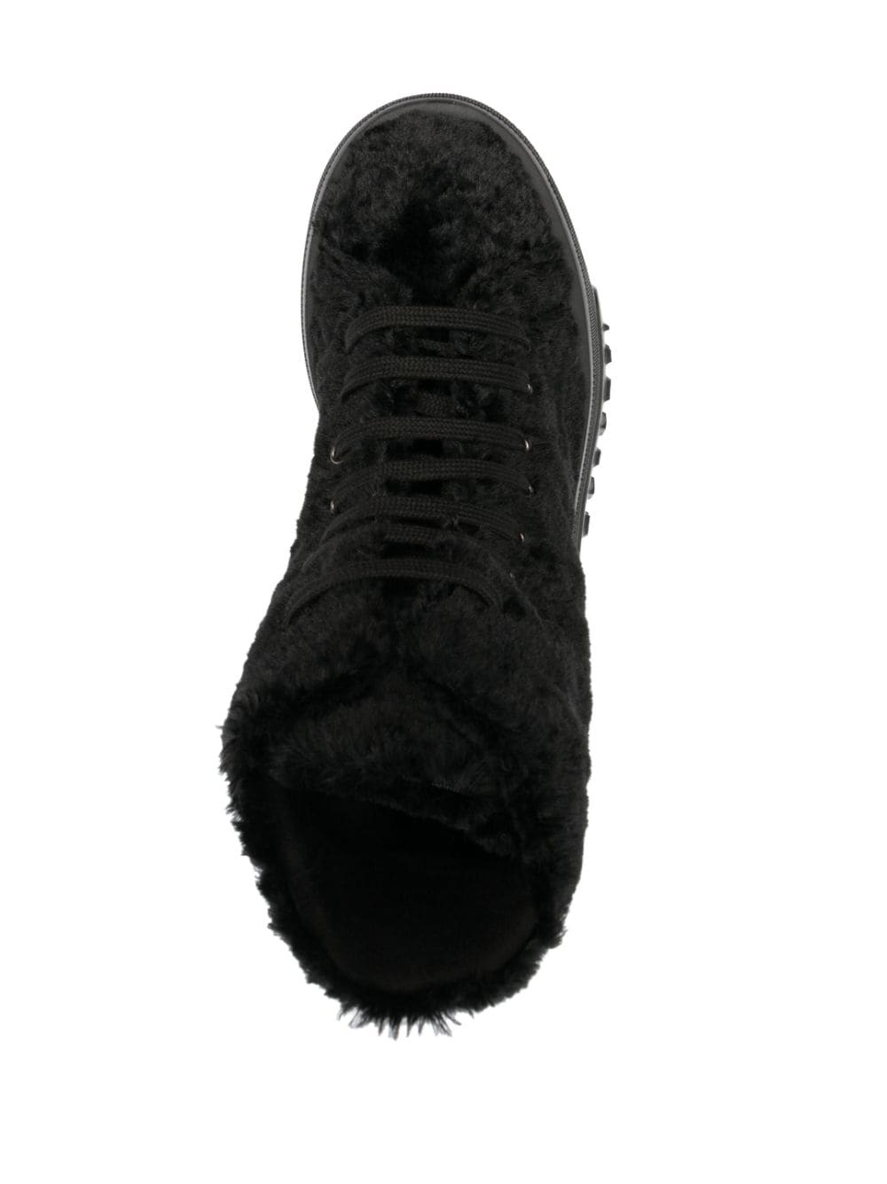 Nexus fleece-texture sneakers - 4