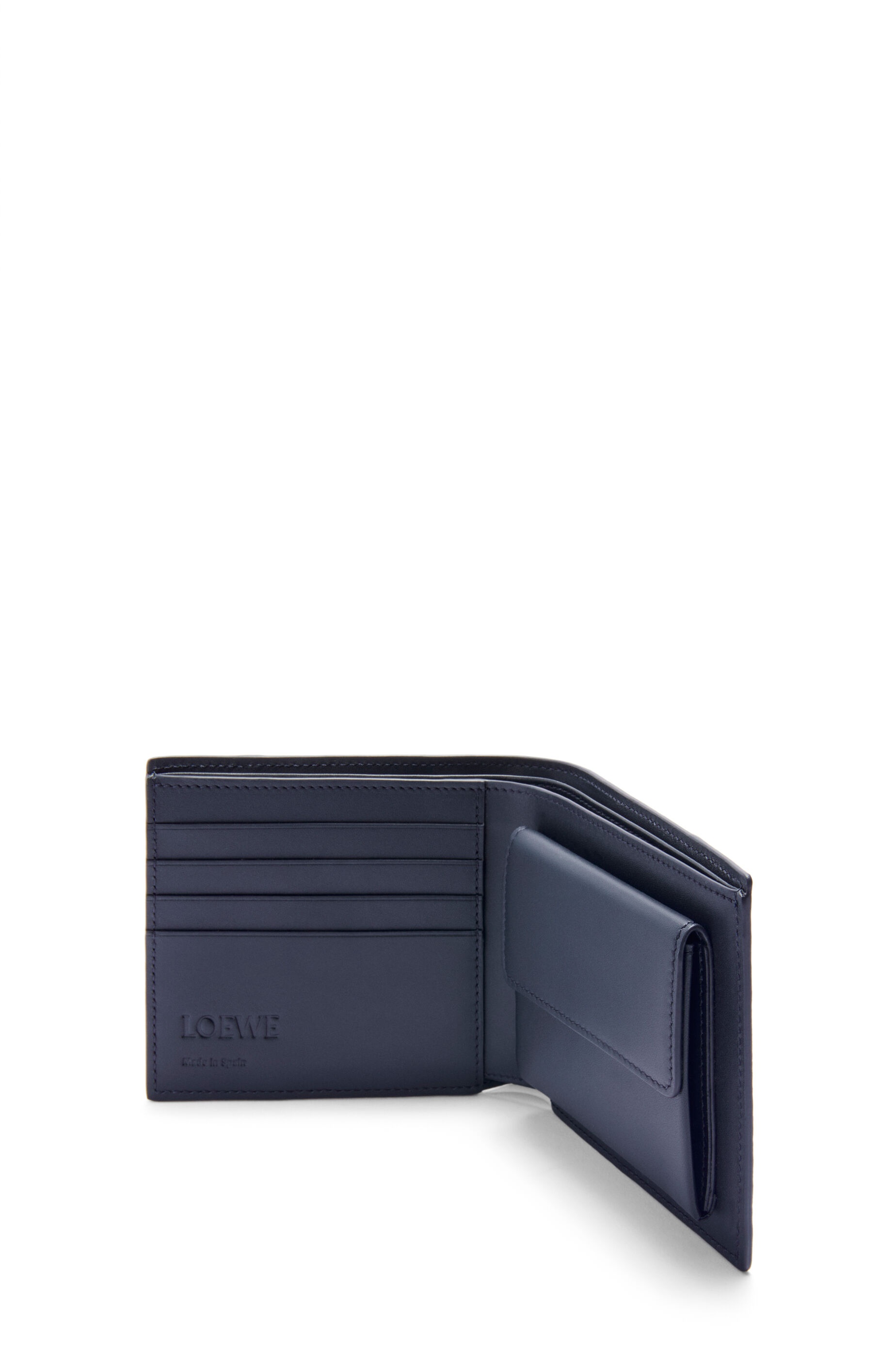 Puzzle bifold coin wallet in classic calfskin - 3