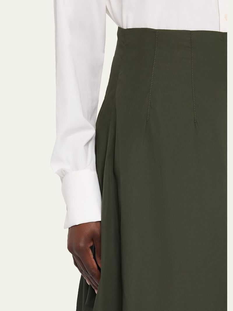 Full Intentions Cotton Bubble Midi Skirt 5