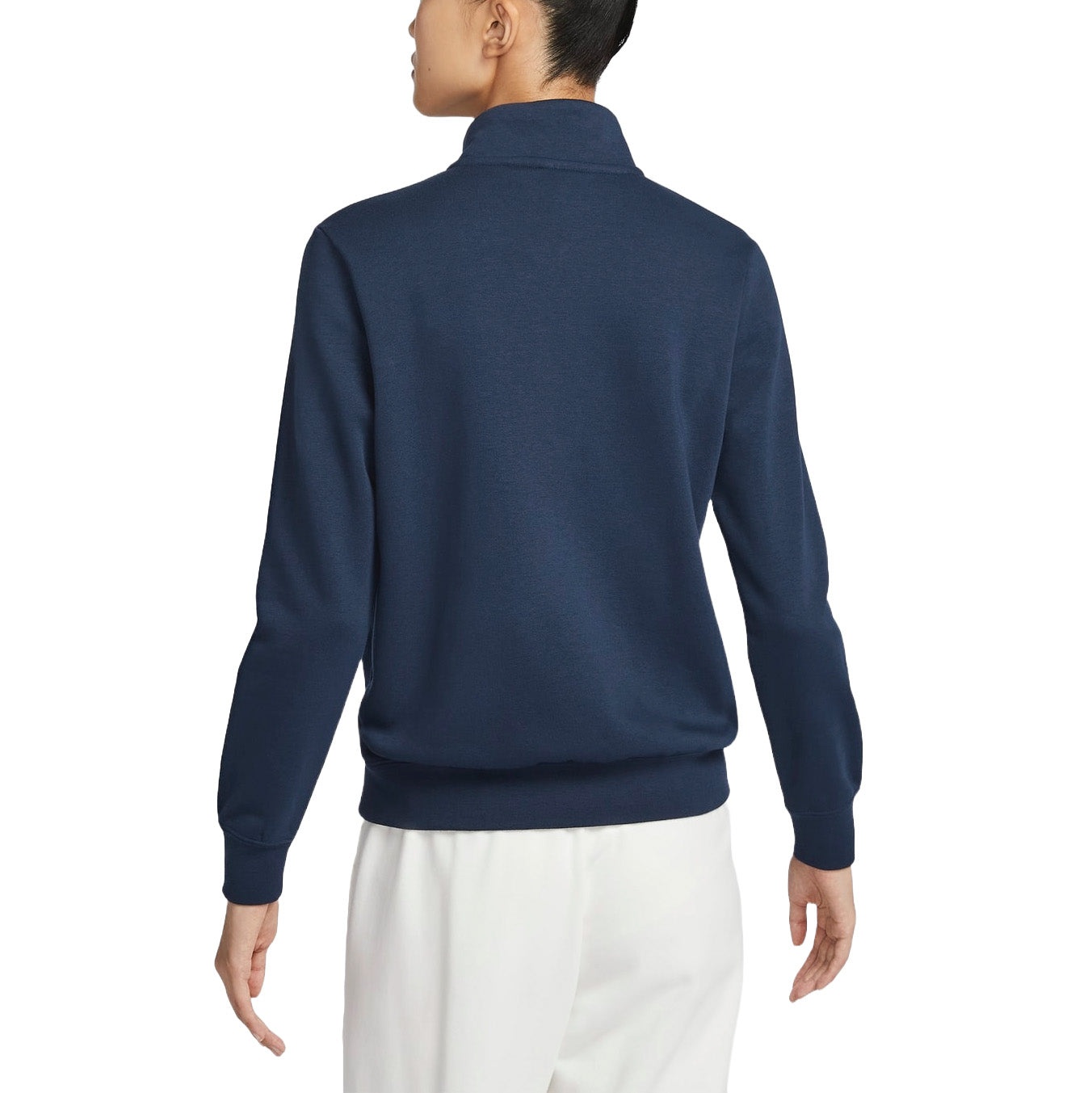 (WMNS) Nike Sportswear Club Fleece Track Jacket Asia Sizing 'Navy' DQ5839-451 - 2