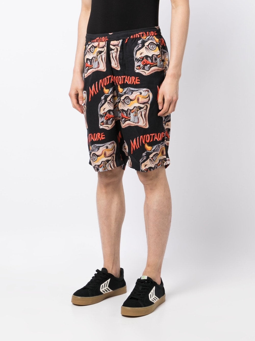 "MINOTAURE" BERMUDA SHORTS - 4