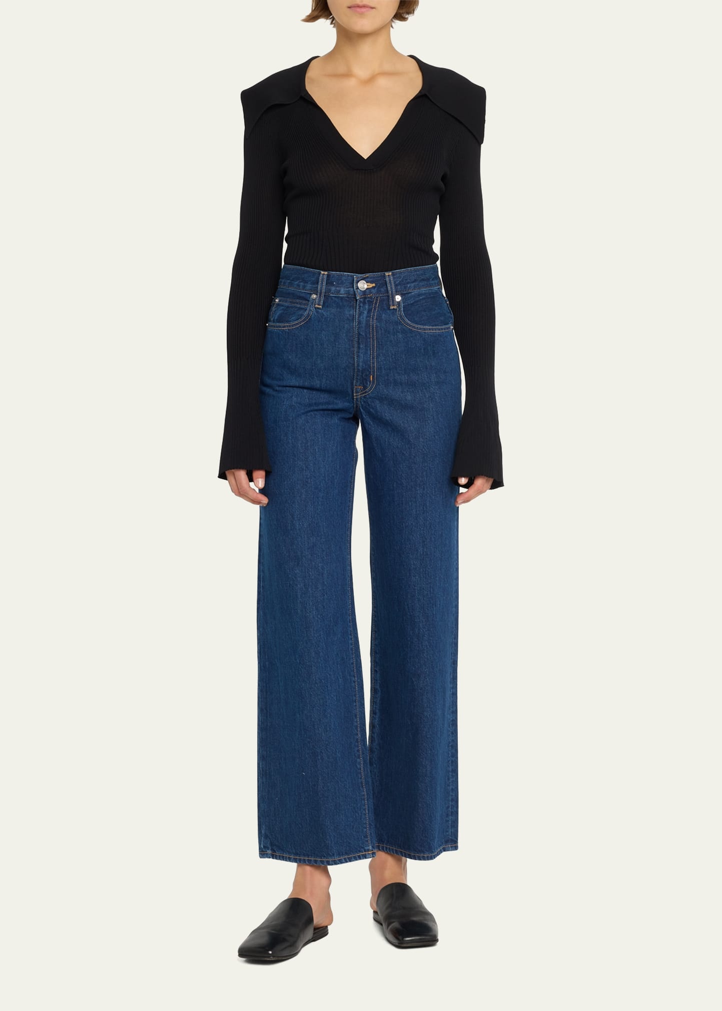 Grace Wide-Leg Jeans - 2