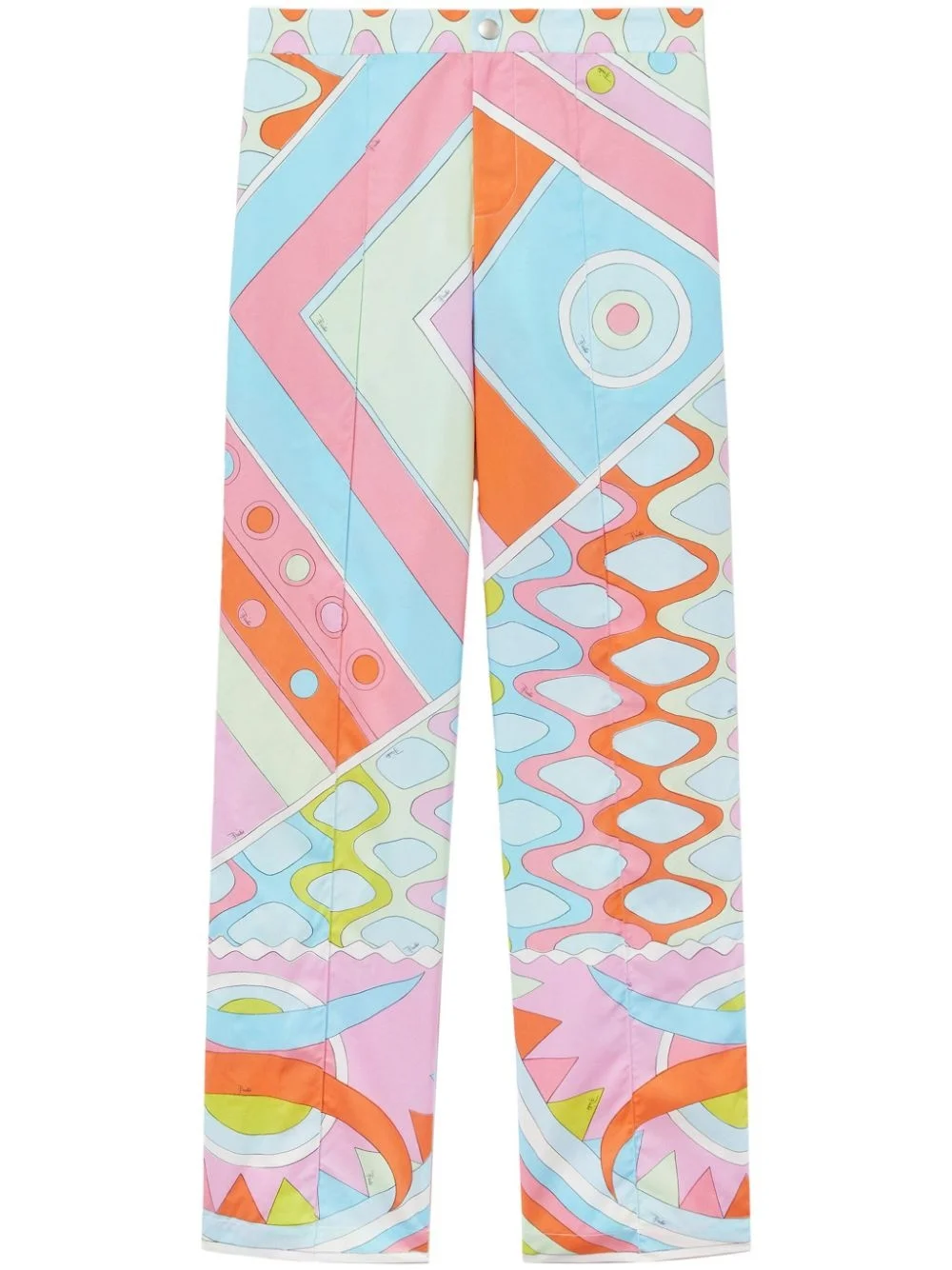 Vivara-Print cotton trousers - 1