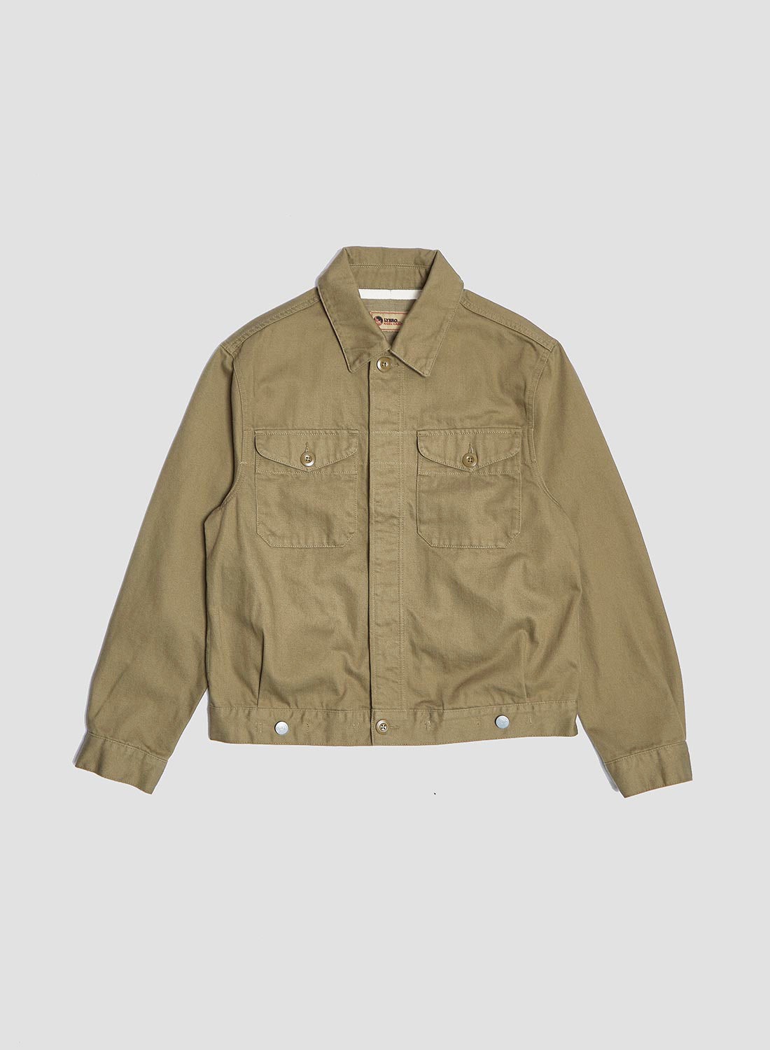 Short Jacket Heavy Cotton in Army - 1