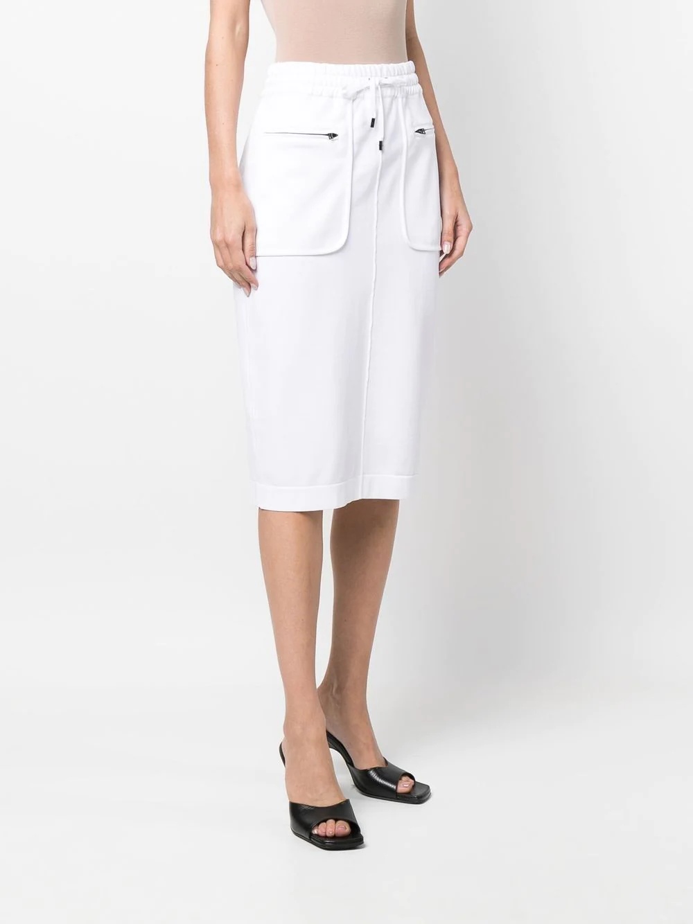 drawstring pencil skirt - 3