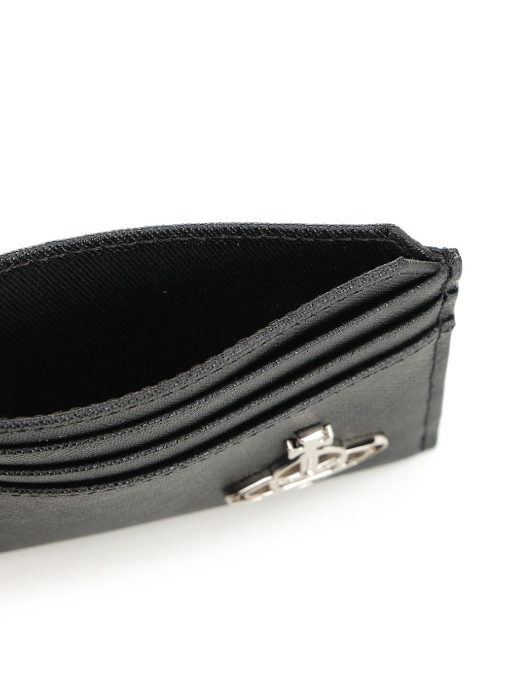 Slim Card Holder Small Leather Goods Black - 4