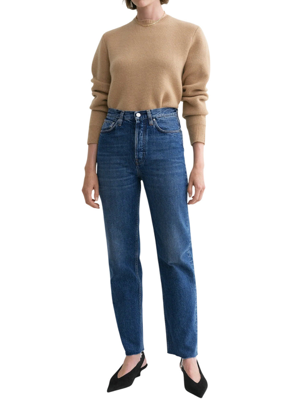 Toteme Women Medium Blue Classic Cut Denim - 2
