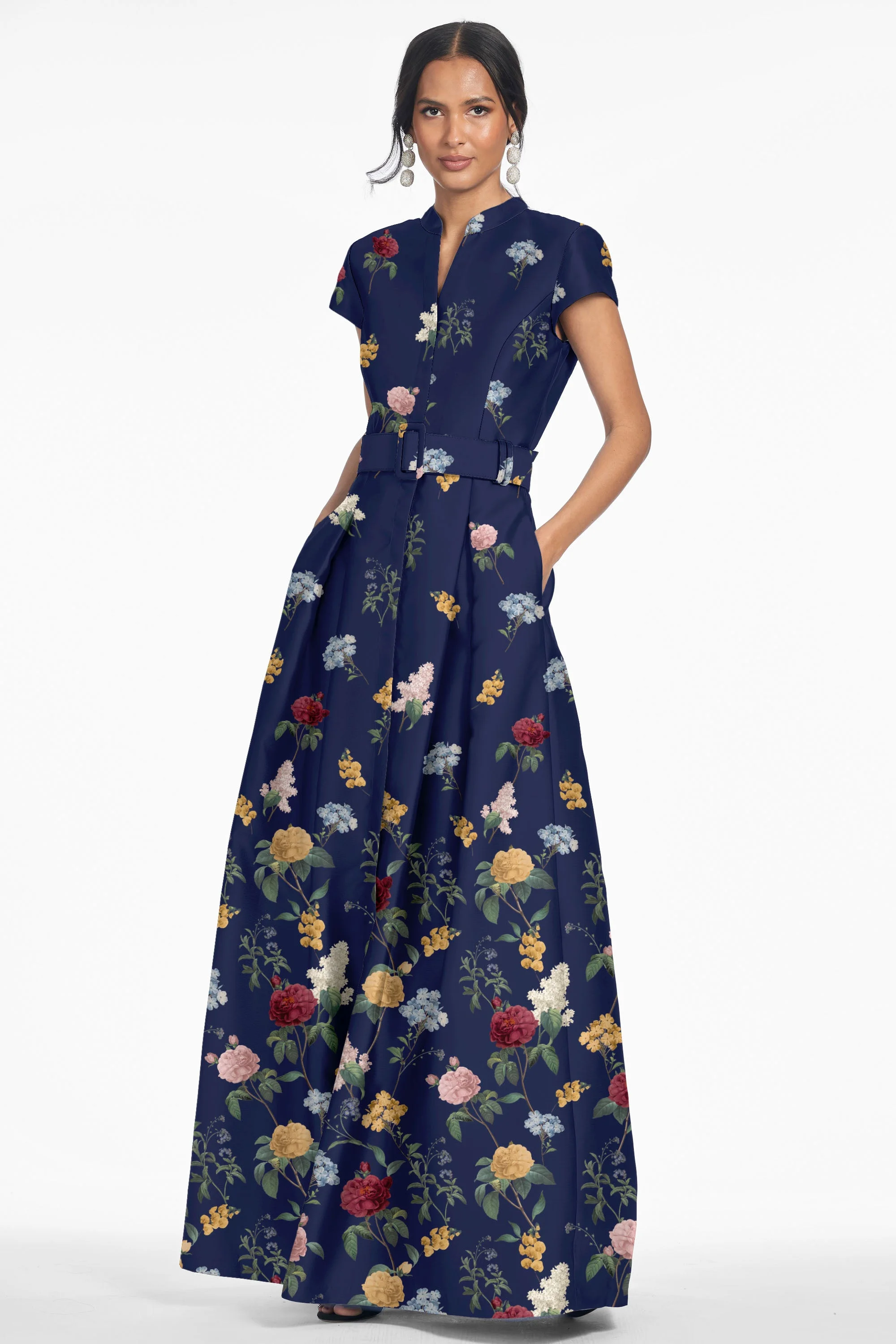 MARTA GOWN - MIDNIGHT MAGIC GARDEN DEGRADE - 1
