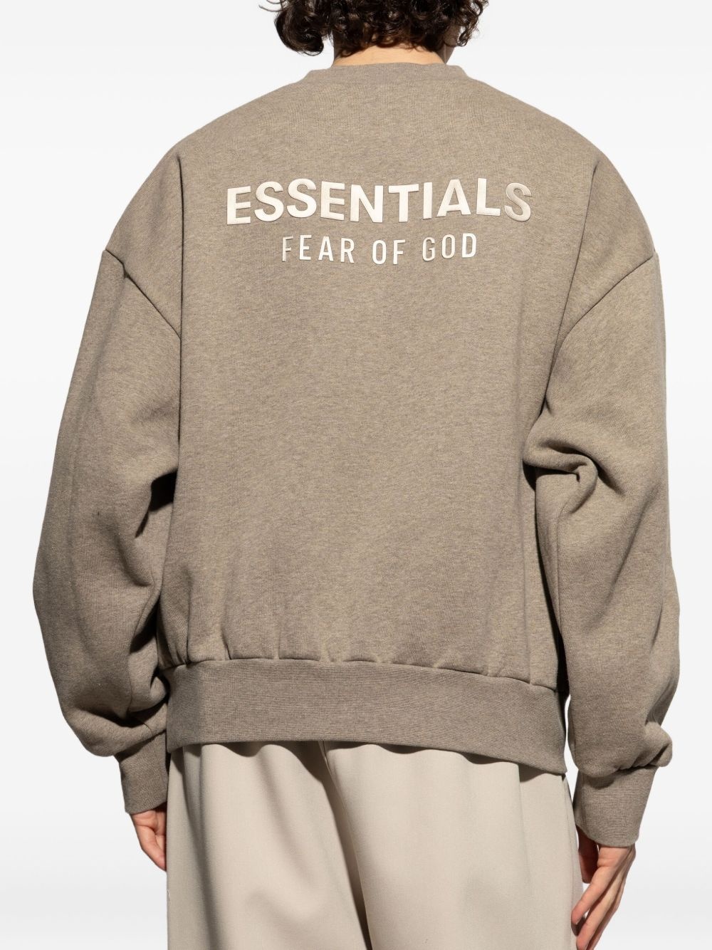 logo-appliqué crew-neck sweatshirt - 4